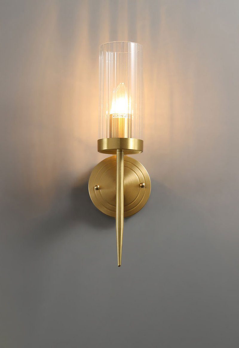 Elegante Vintage-Glaswandleuchte Vilaeisra — E14-Fassung, max. 15 W