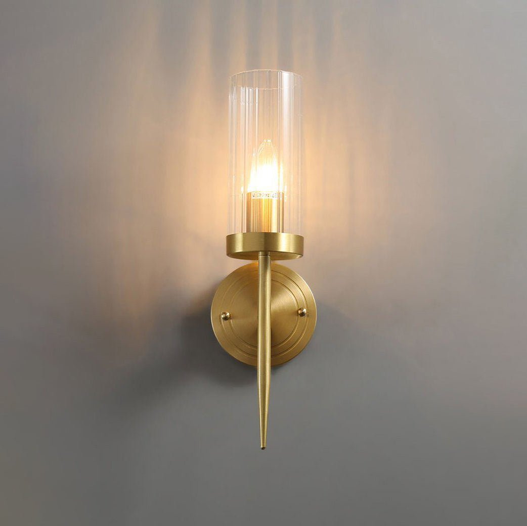 Elegante Vintage-Glaswandleuchte Vilaeisra — E14-Fassung, max. 15 W