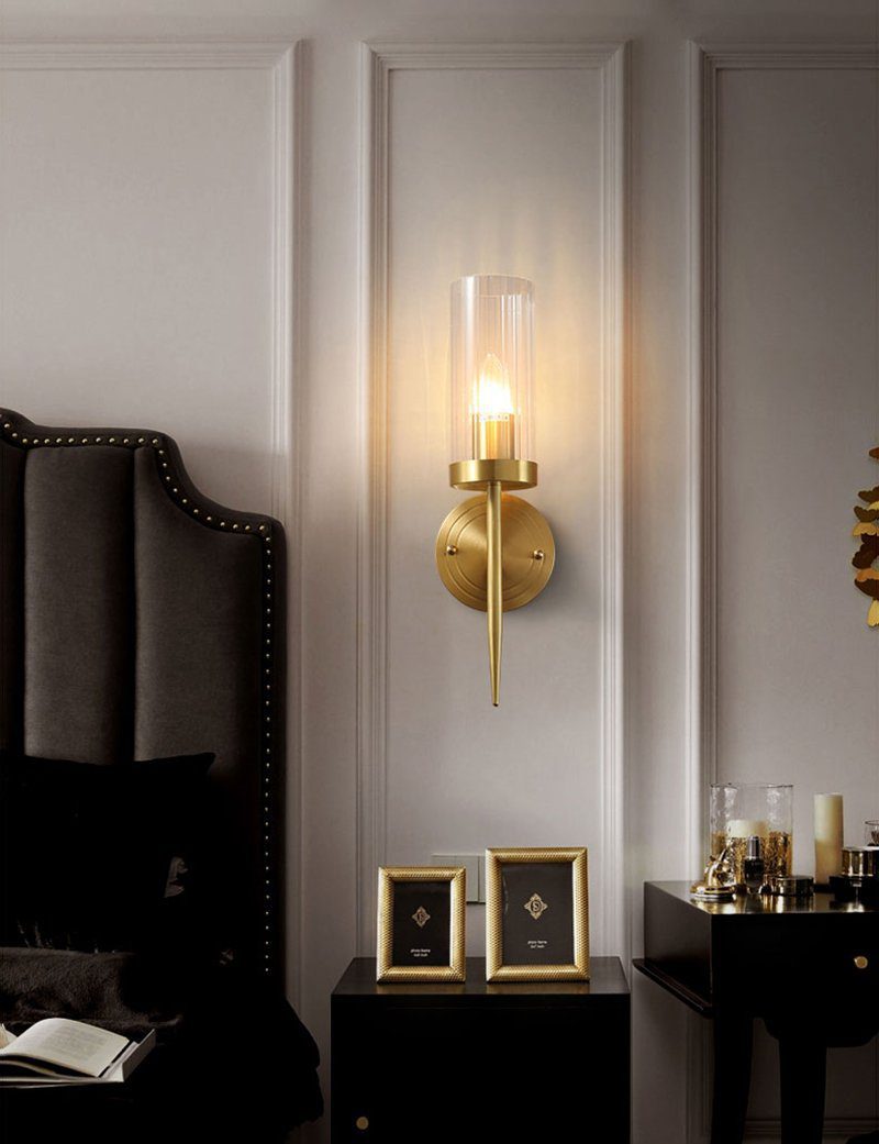 Elegante Vintage-Glaswandleuchte Vilaeisra — E14-Fassung, max. 15 W