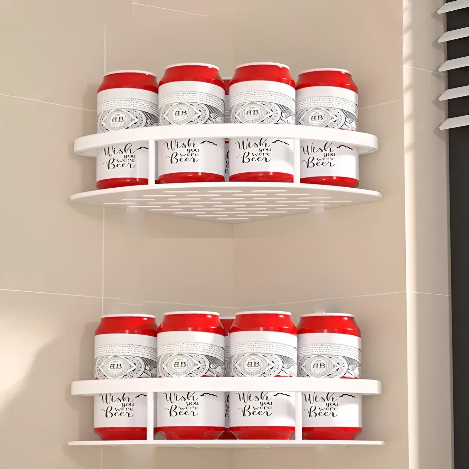 Rak Syampu Aluminium Bilik Mandi