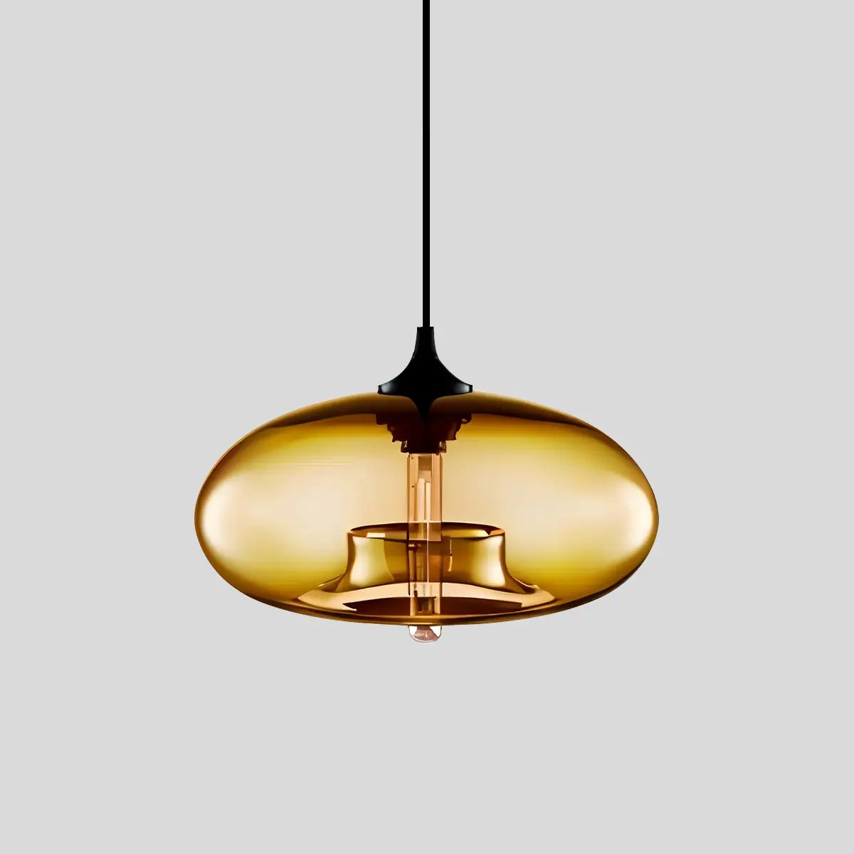 Lampu Gantung Kaca Berwarna-warni untuk Kawasan Makan - Orntli