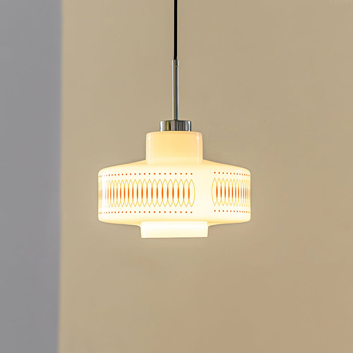 Luna Vintage-Pendelleuchte aus Glas mit E26-Fassung