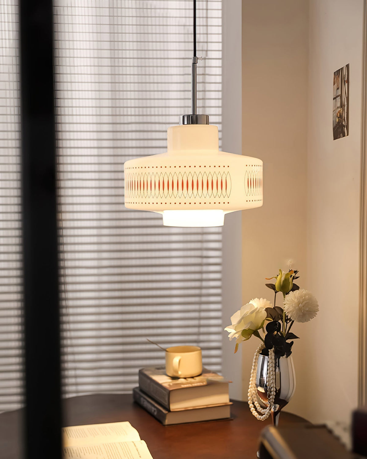 Luna Vintage-Pendelleuchte aus Glas mit E26-Fassung