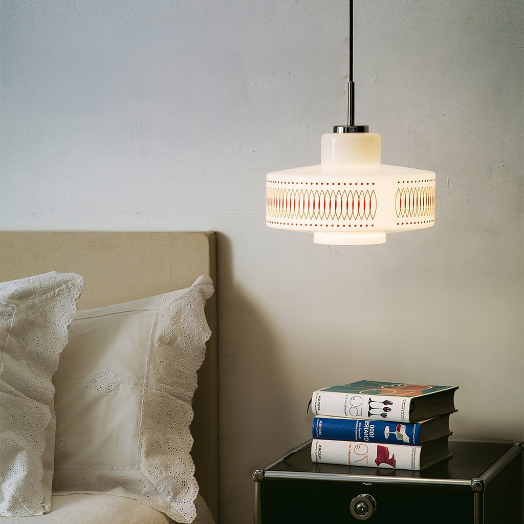 Luna Vintage-Pendelleuchte aus Glas mit E26-Fassung