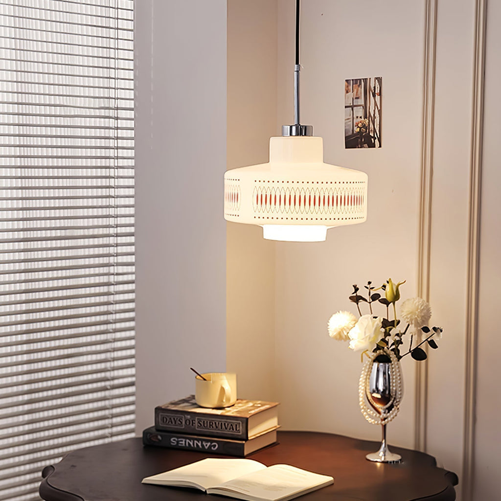 Luna Vintage-Pendelleuchte aus Glas mit E26-Fassung