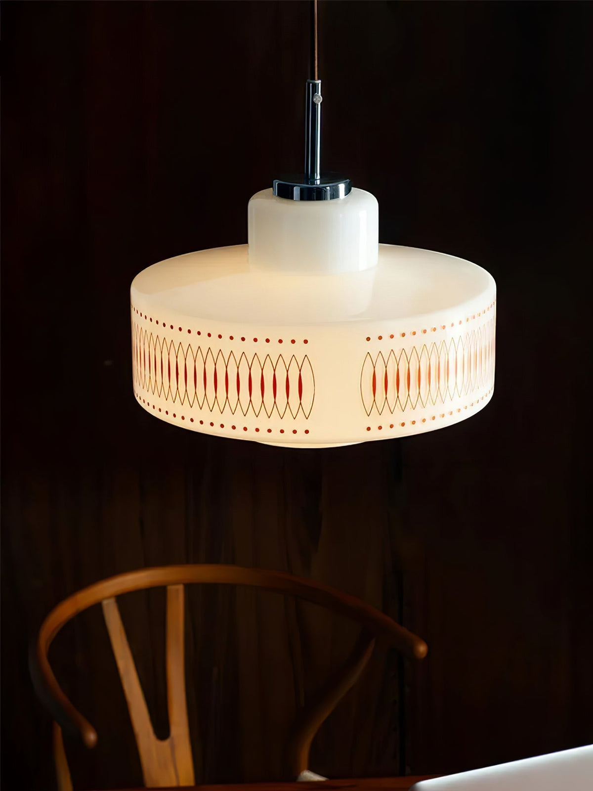 Luna Vintage-Pendelleuchte aus Glas mit E26-Fassung