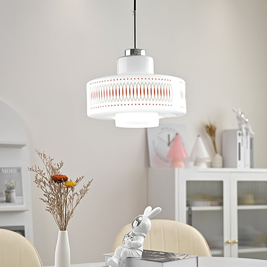 Luna Vintage-Pendelleuchte aus Glas mit E26-Fassung