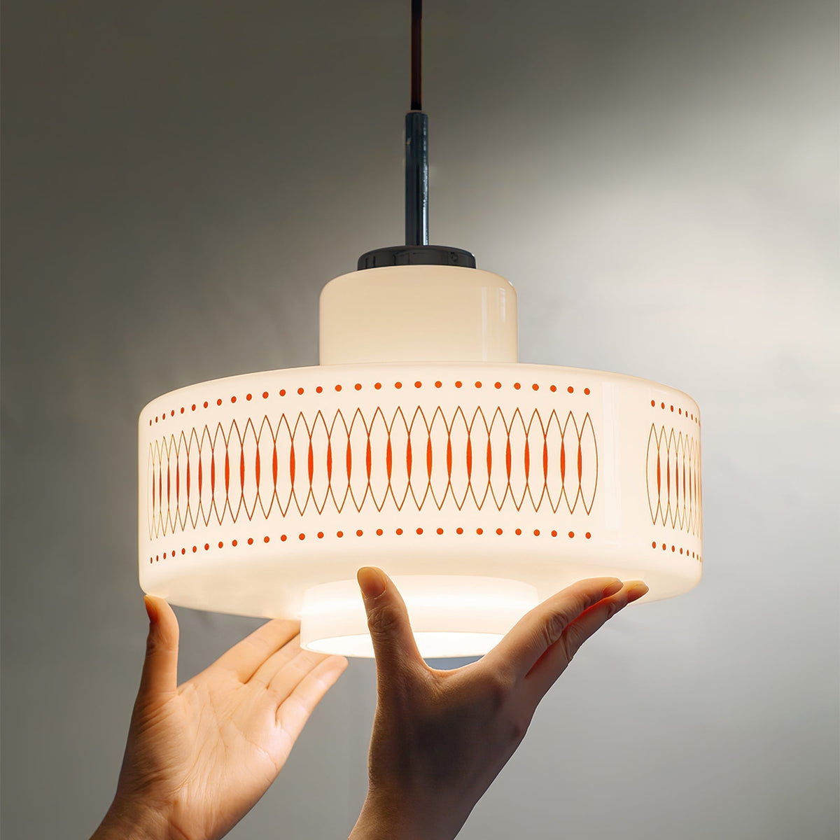 Luna Vintage-Pendelleuchte aus Glas mit E26-Fassung