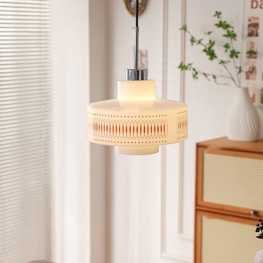 Luna Vintage-Pendelleuchte aus Glas mit E26-Fassung