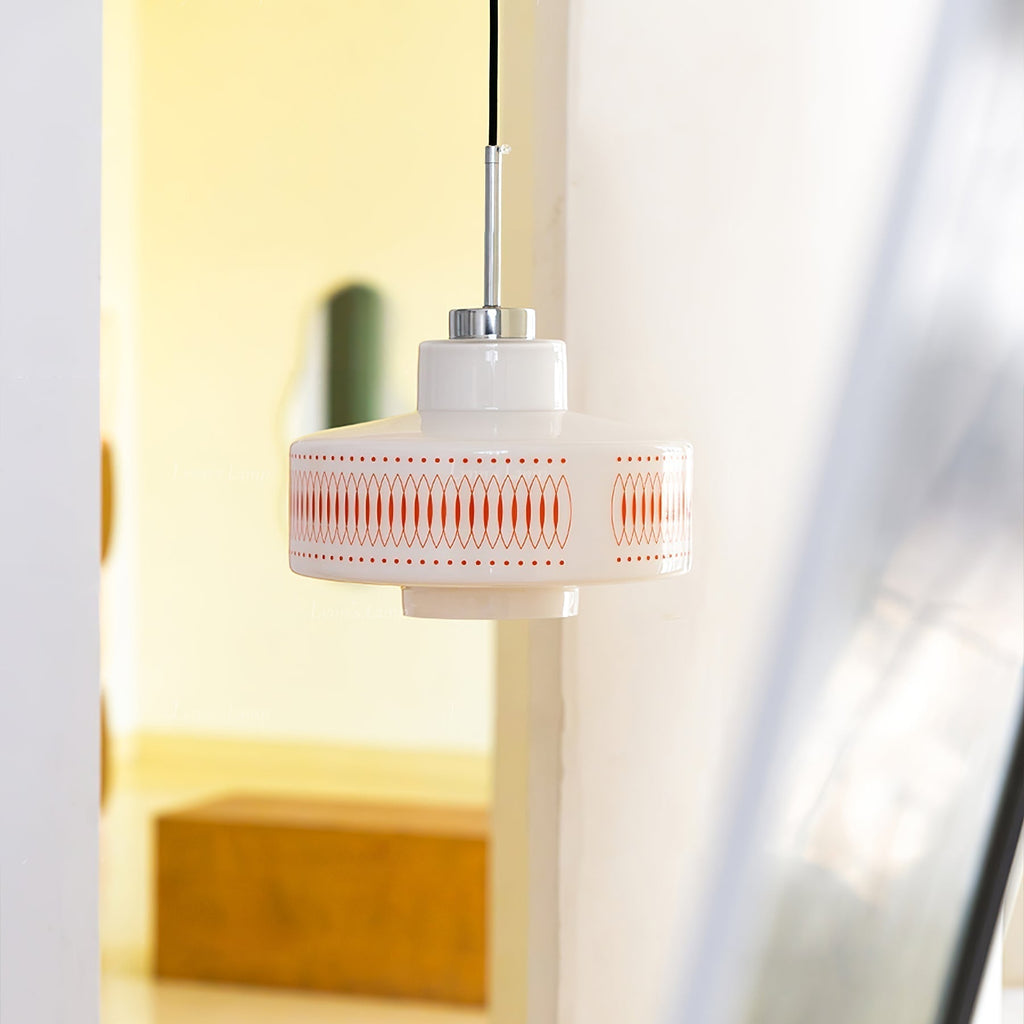Luna Vintage-Pendelleuchte aus Glas mit E26-Fassung