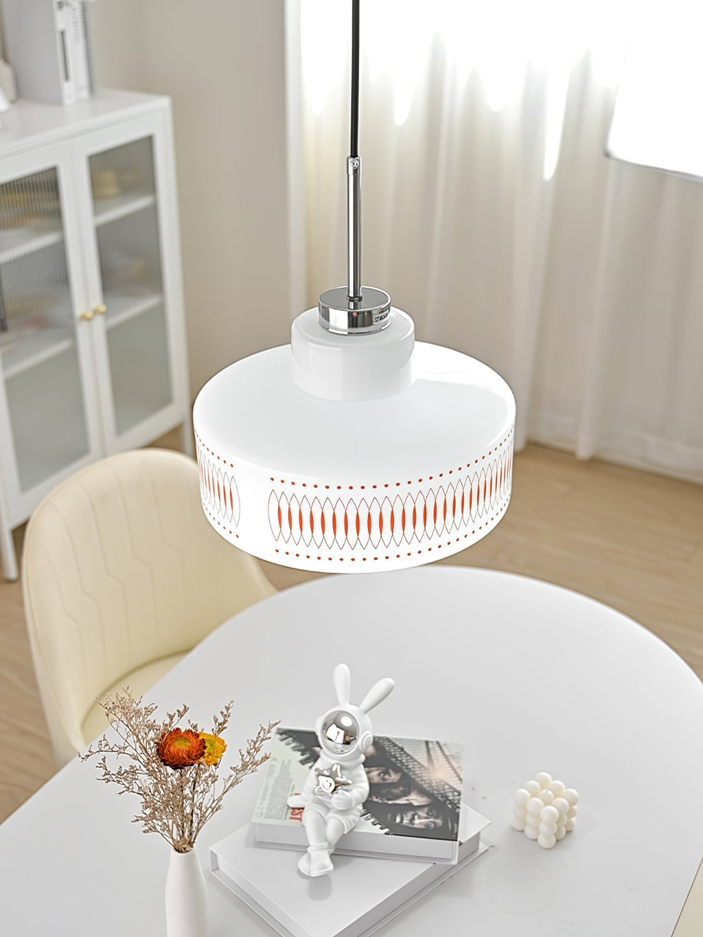 Luna Vintage-Pendelleuchte aus Glas mit E26-Fassung