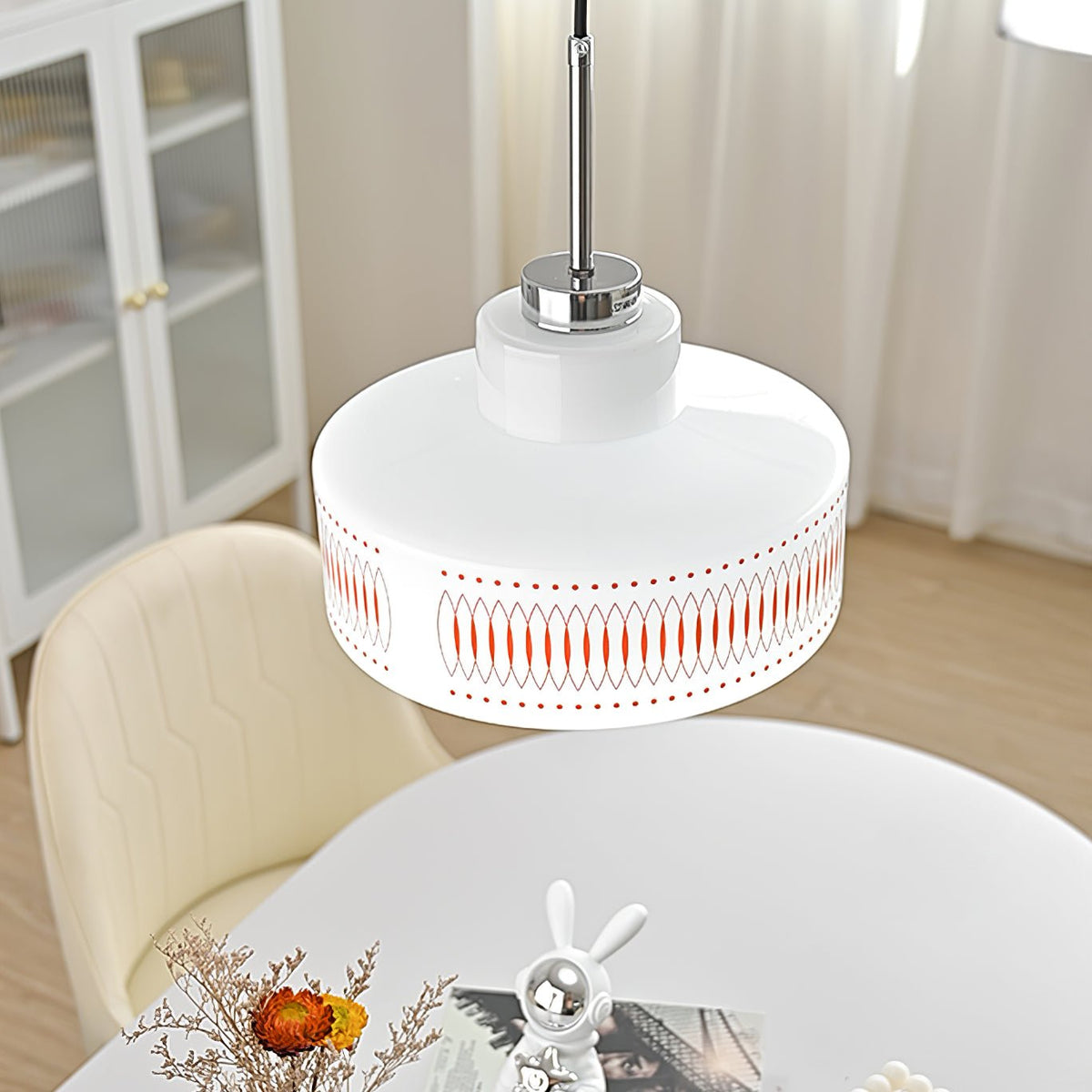 Luna Vintage-Pendelleuchte aus Glas mit E26-Fassung