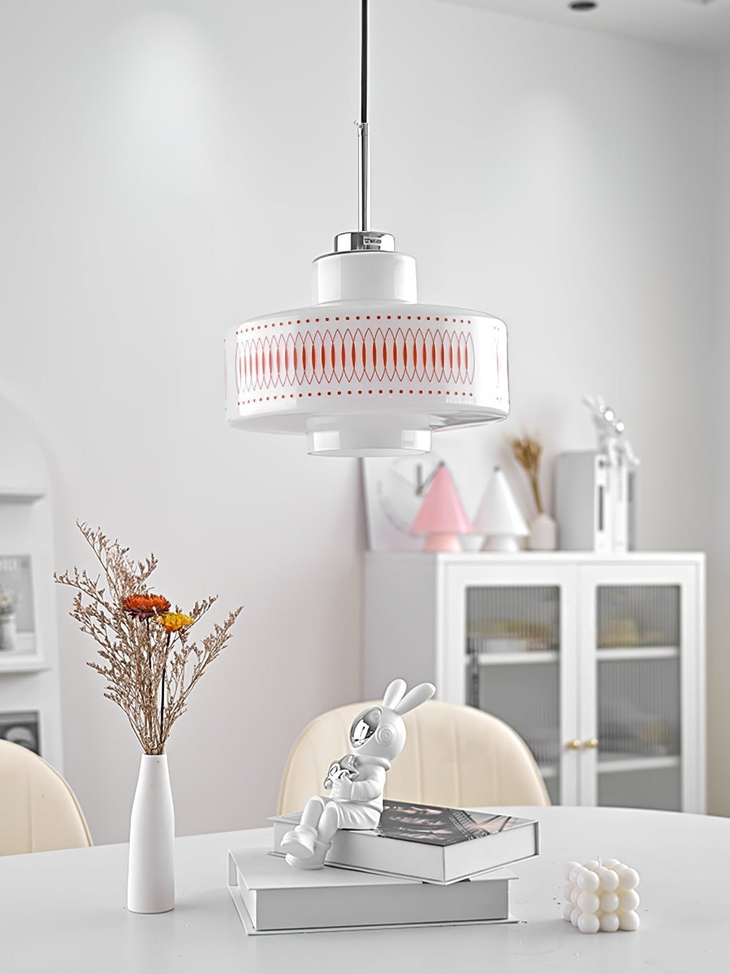 Luna Vintage-Pendelleuchte aus Glas mit E26-Fassung