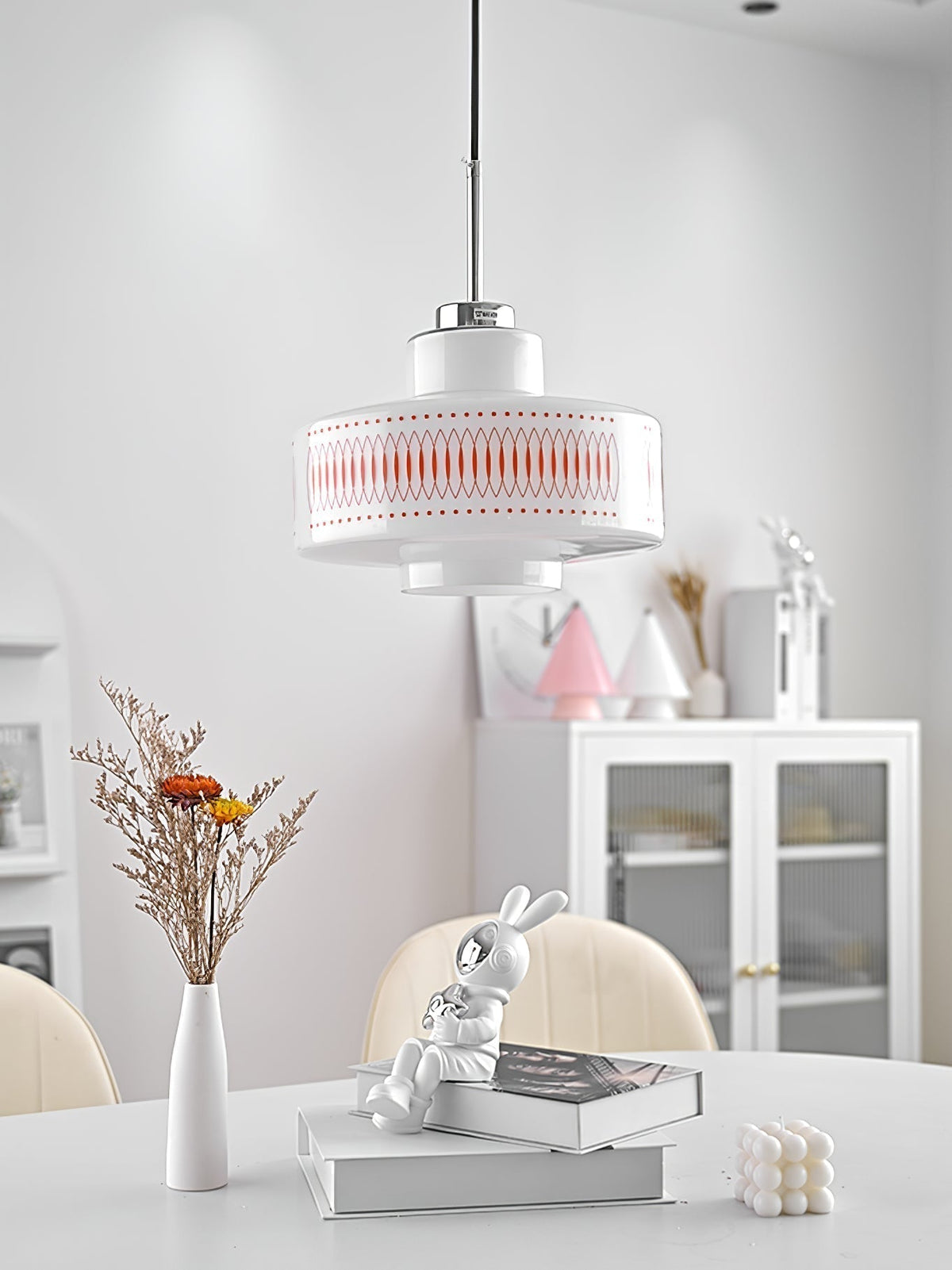 Luna Vintage-Pendelleuchte aus Glas mit E26-Fassung