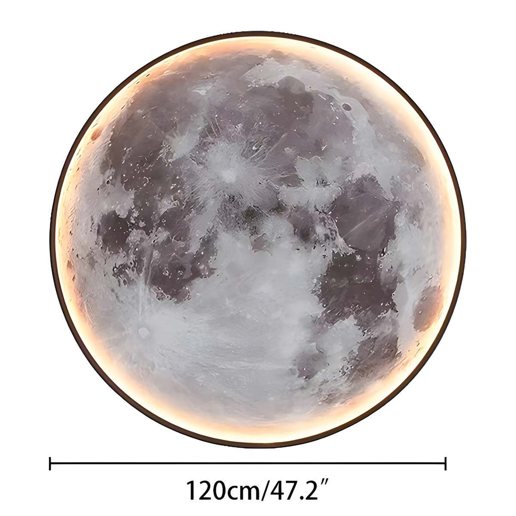 Måne/Jord Kunst Vegglampe - Orntli