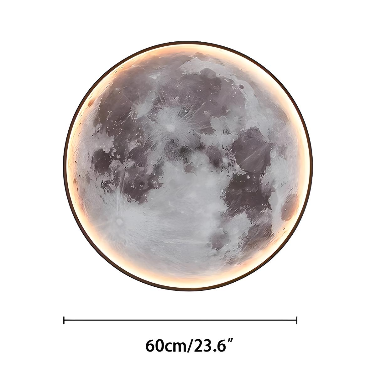 Måne/Jord Kunst Vegglampe - Orntli