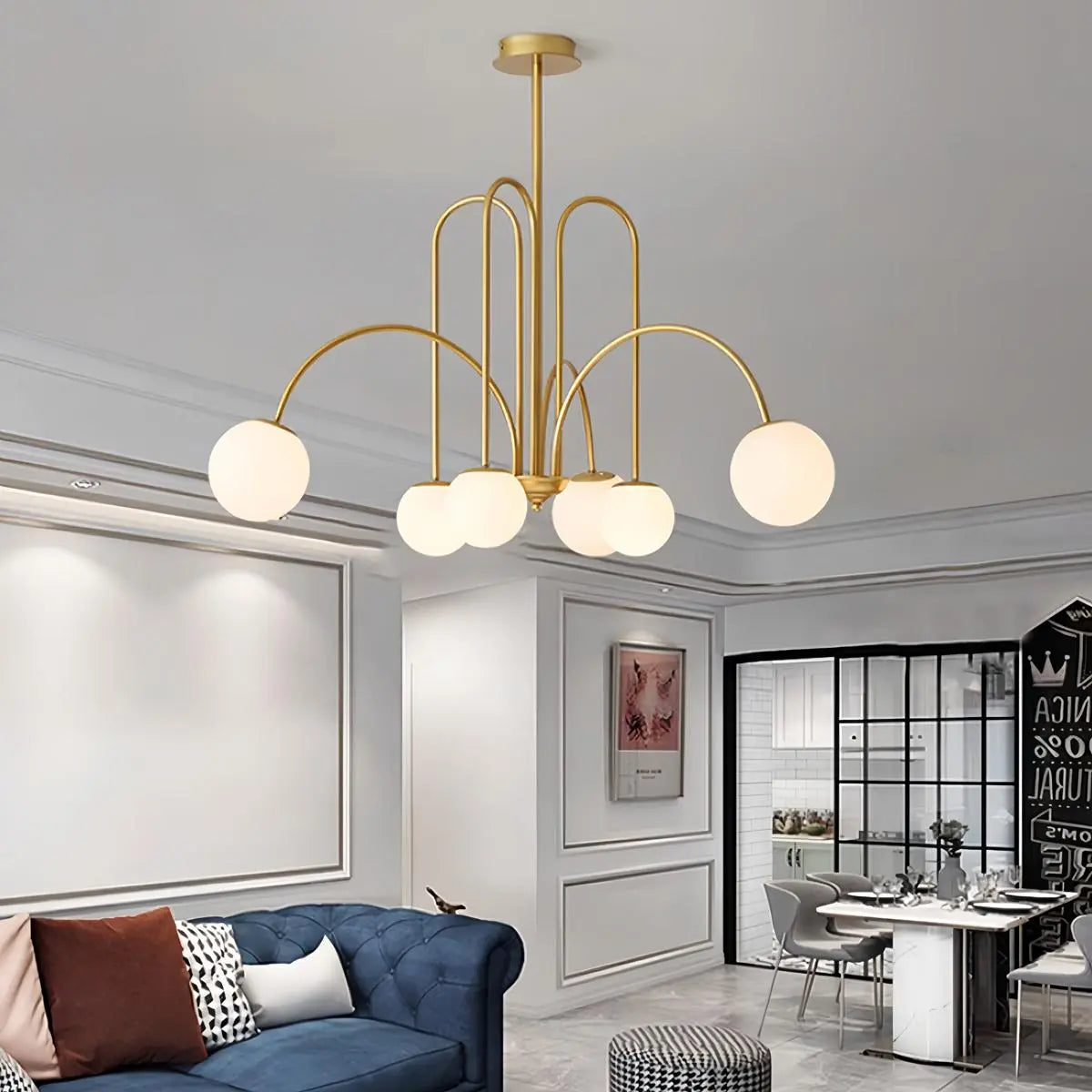 Avi Doppelglas-Kronleuchter - Orntli