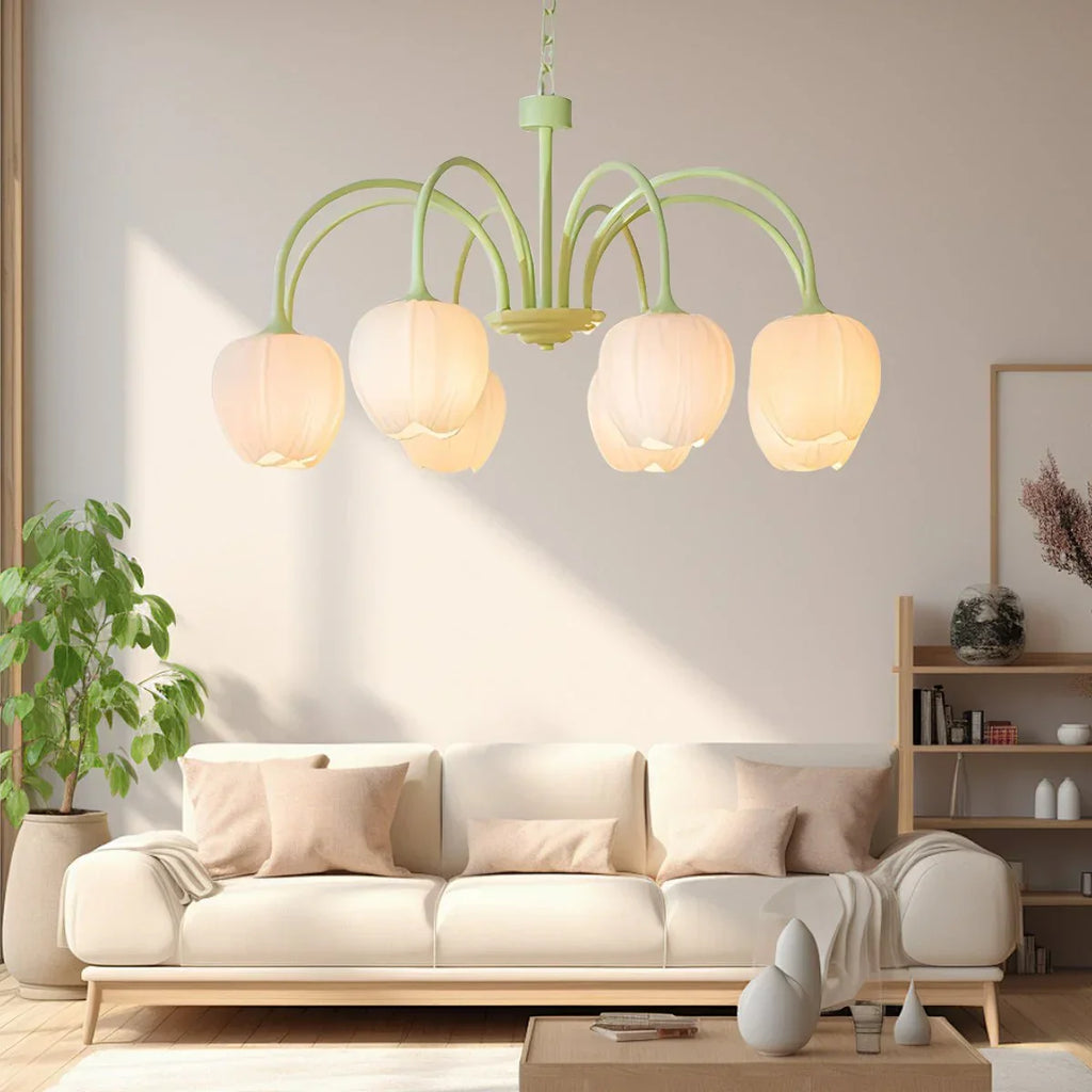 מנורת תלייה תלתן רומנטית צרפתית - Orntli