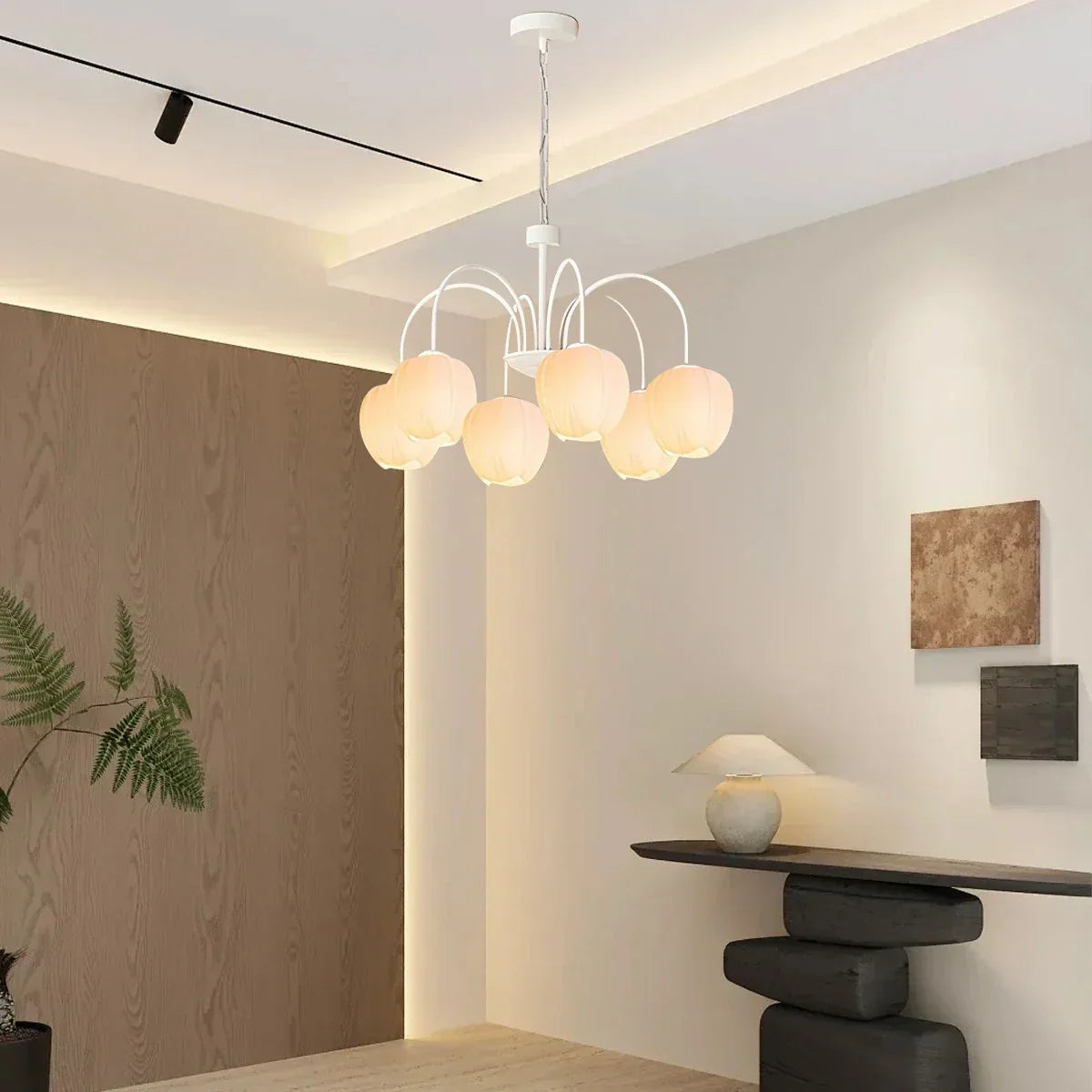 מנורת תלייה תלתן רומנטית צרפתית - Orntli