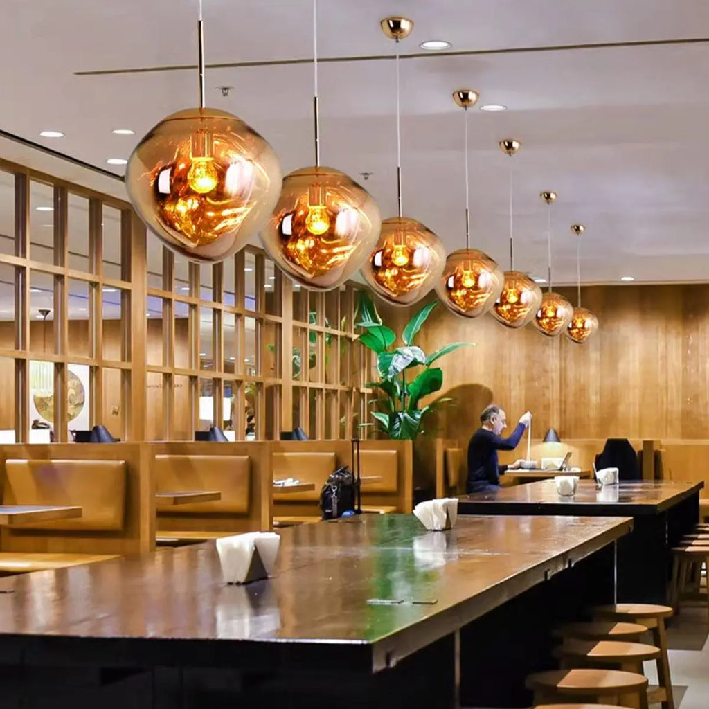 מנורת תלייה מודרנית מלבנית לחדר אוכל - Orntli