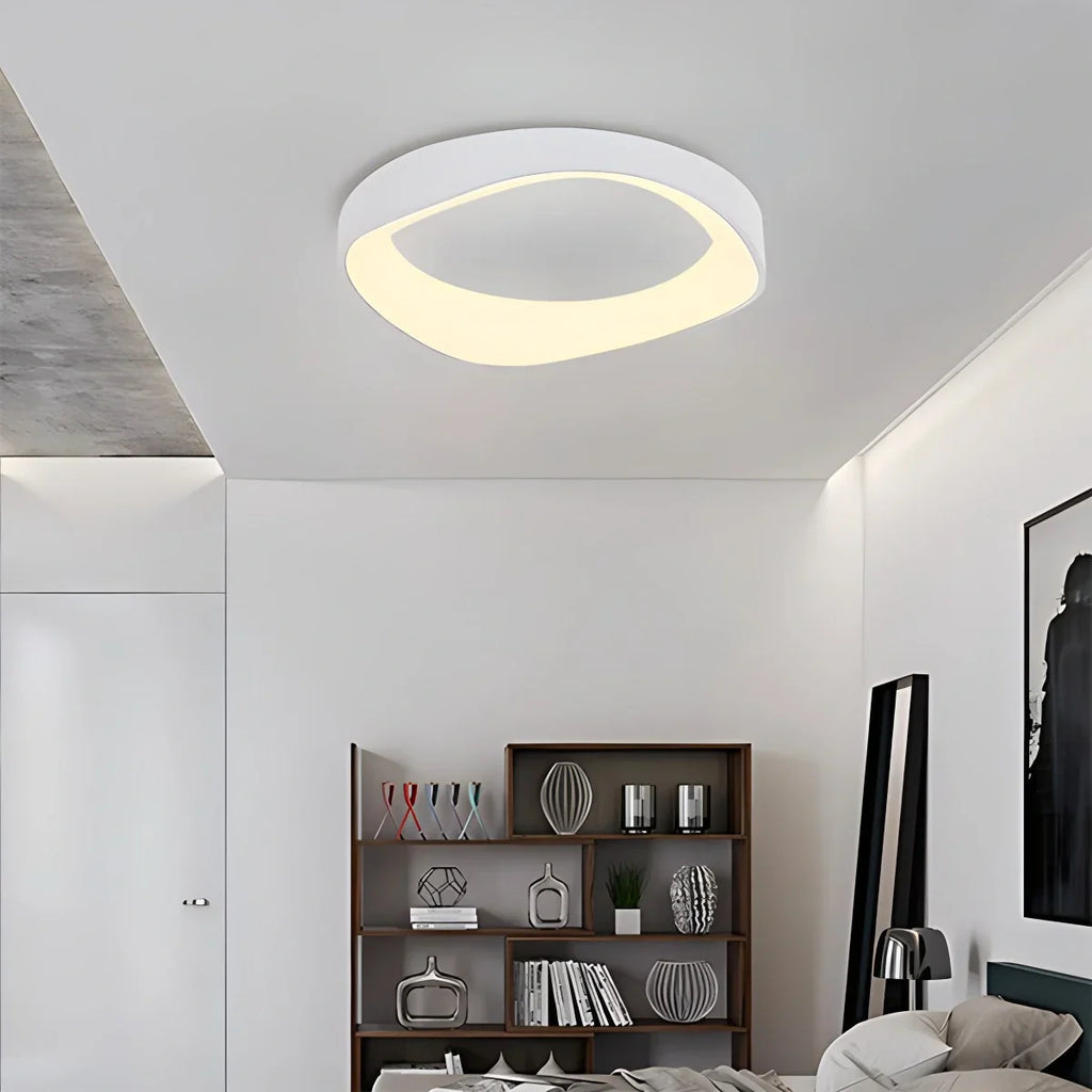 Lámpara de Techo Circular de Acrílico Nórdica para Dormitorio - Orntli
