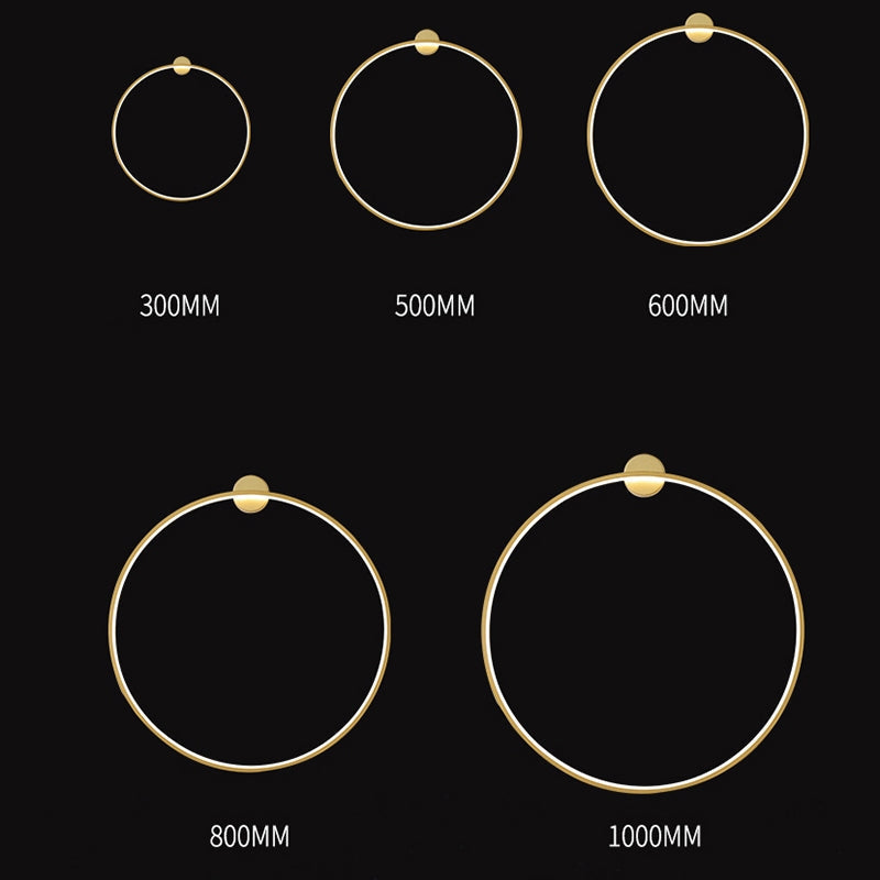 Round Ring LED Wall Lamp for Living Room - Orntli