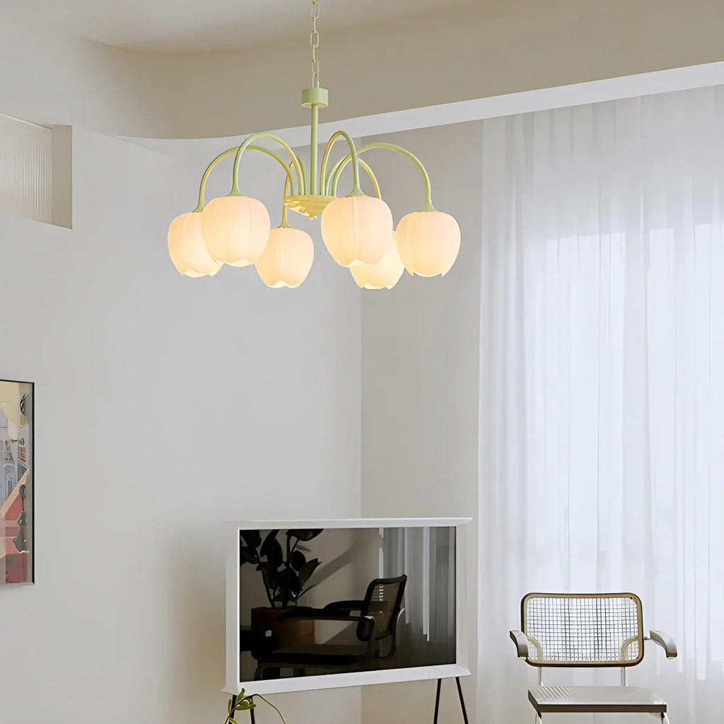 מנורת תלייה תלתן רומנטית צרפתית - Orntli