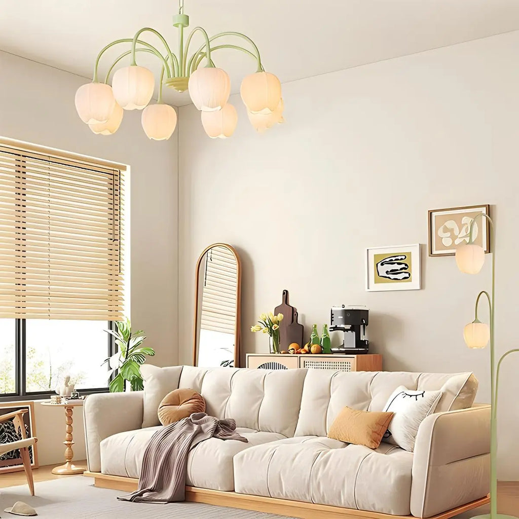 מנורת תלייה תלתן רומנטית צרפתית - Orntli