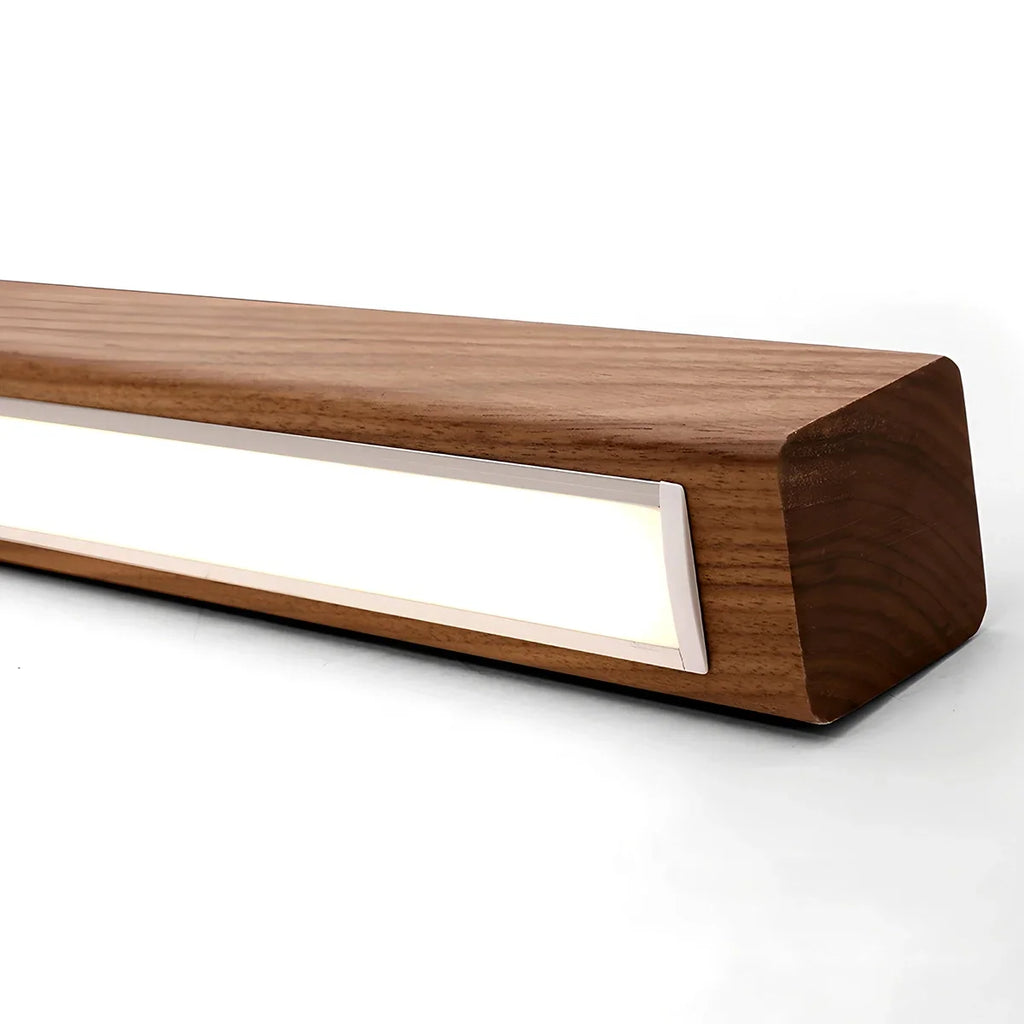 Arlo lineært vegglampe i tre for gang - Orntli
