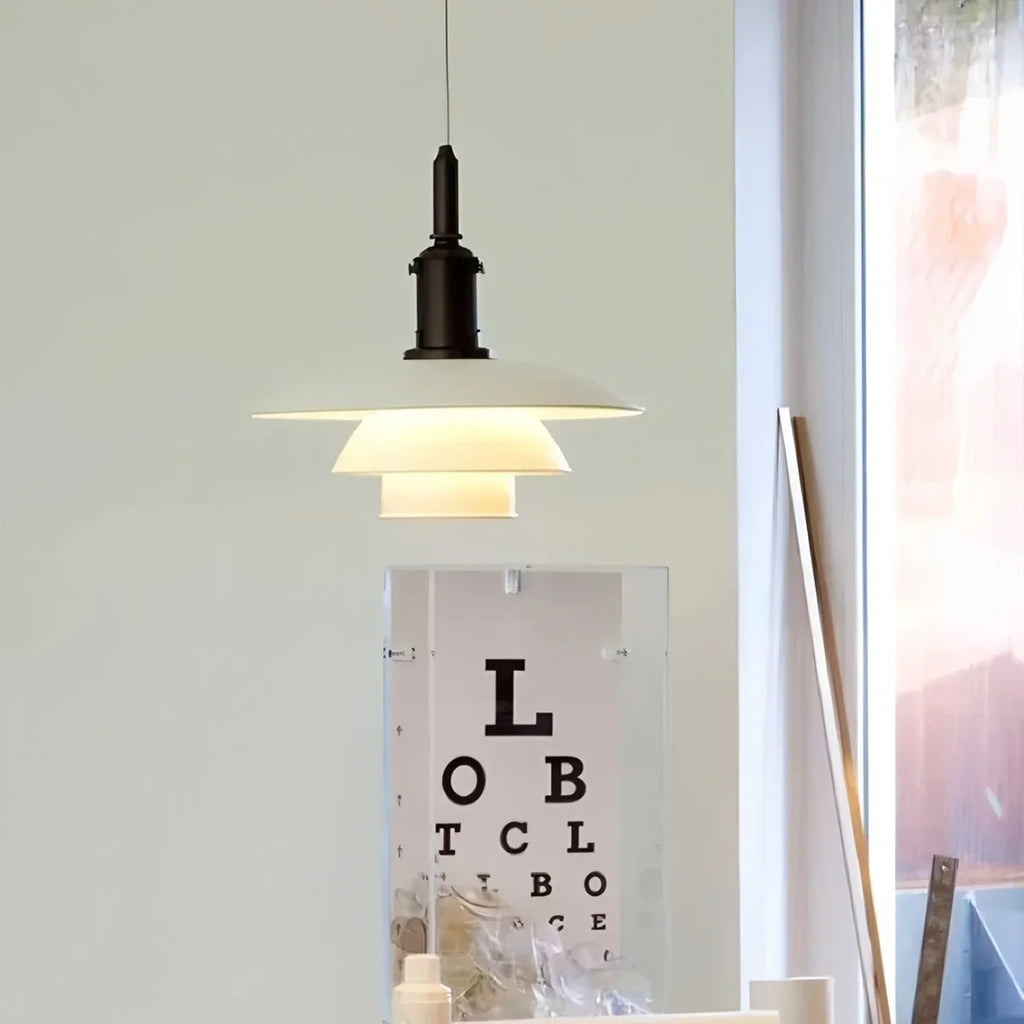 Dán tervezésű üveg függeszték lámpa konyhába - Orntli