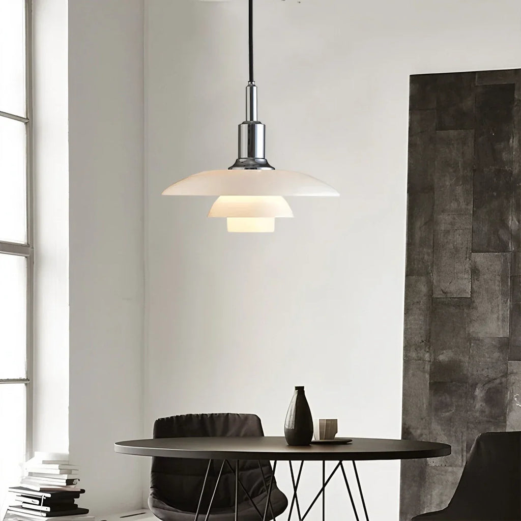 Dán tervezésű üveg függeszték lámpa konyhába - Orntli