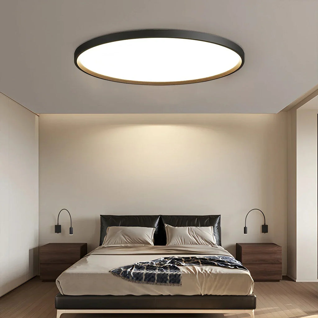 Vlakke ronde plafondlamp voor slaapkamer - Orntli