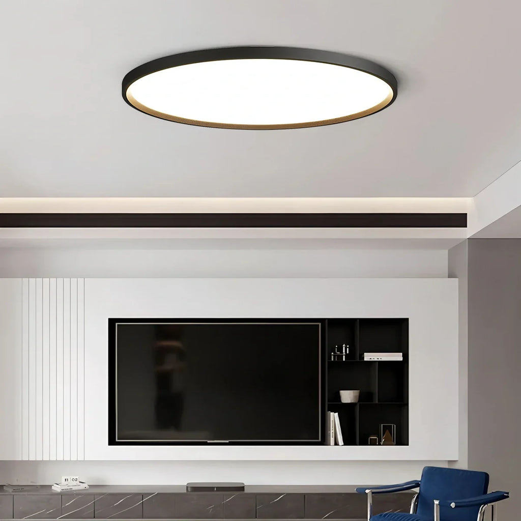 Vlakke ronde plafondlamp voor slaapkamer - Orntli