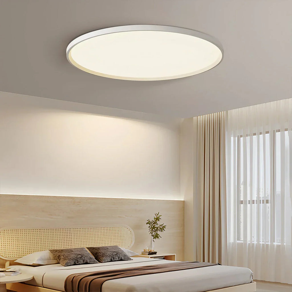 Vlakke ronde plafondlamp voor slaapkamer - Orntli