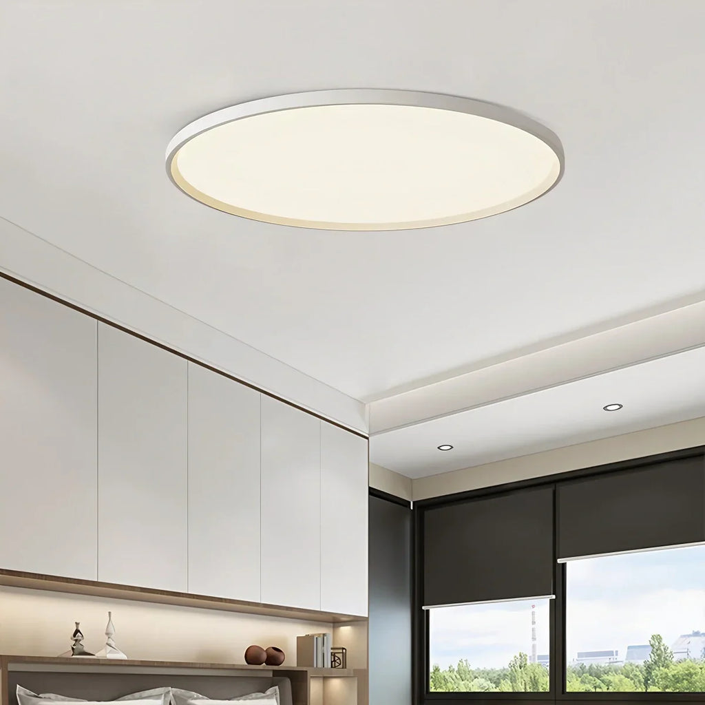 Vlakke ronde plafondlamp voor slaapkamer - Orntli