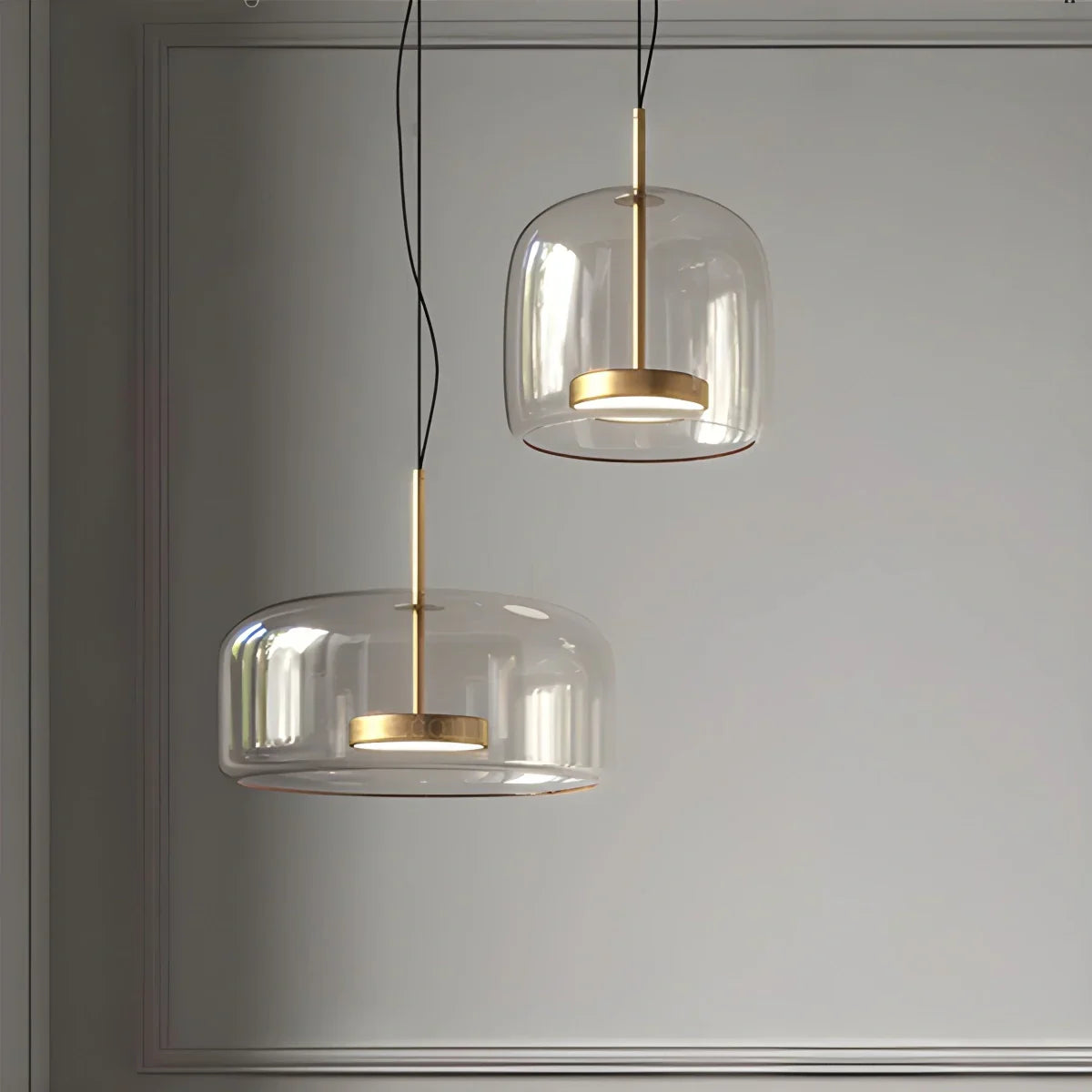 מנורת תלייה מזכוכית מודרנית לחדר אוכל - Orntli