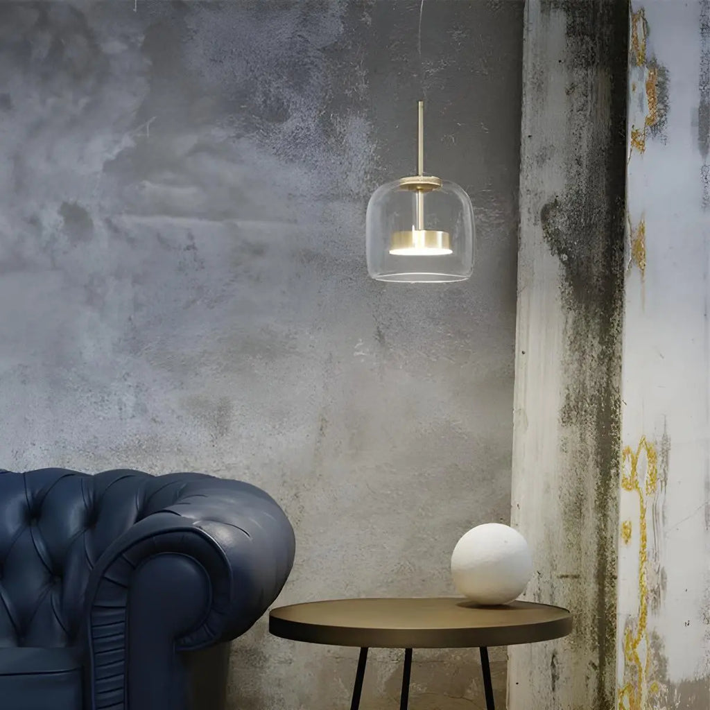 מנורת תלייה מזכוכית מודרנית לחדר אוכל - Orntli