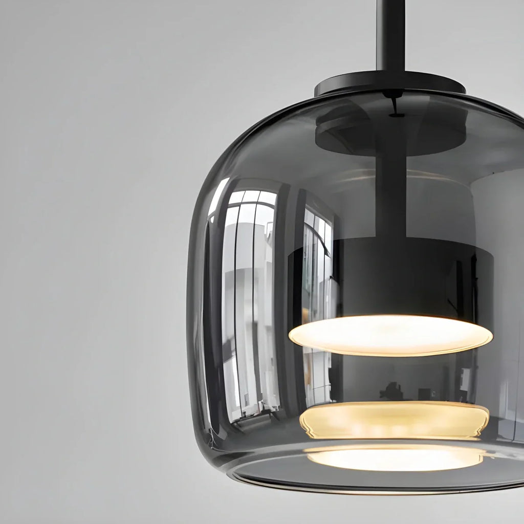 מנורת תלייה מזכוכית מודרנית לחדר אוכל - Orntli