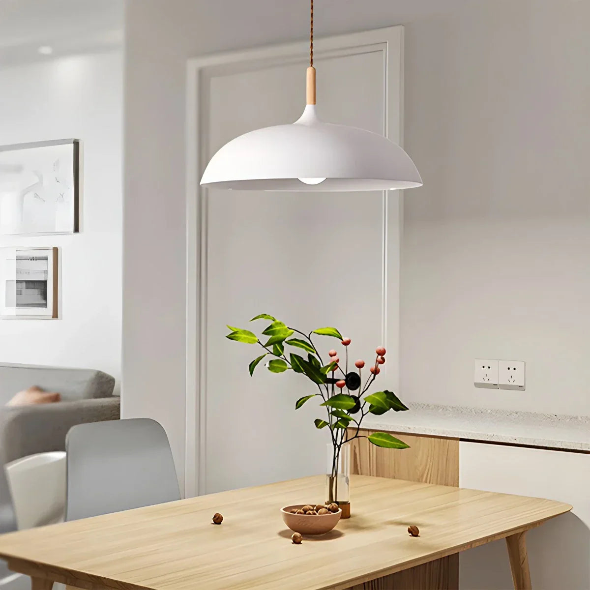 Moderne Kuppel-Makronen-Hängeleuchte für Kücheninsel - Orntli