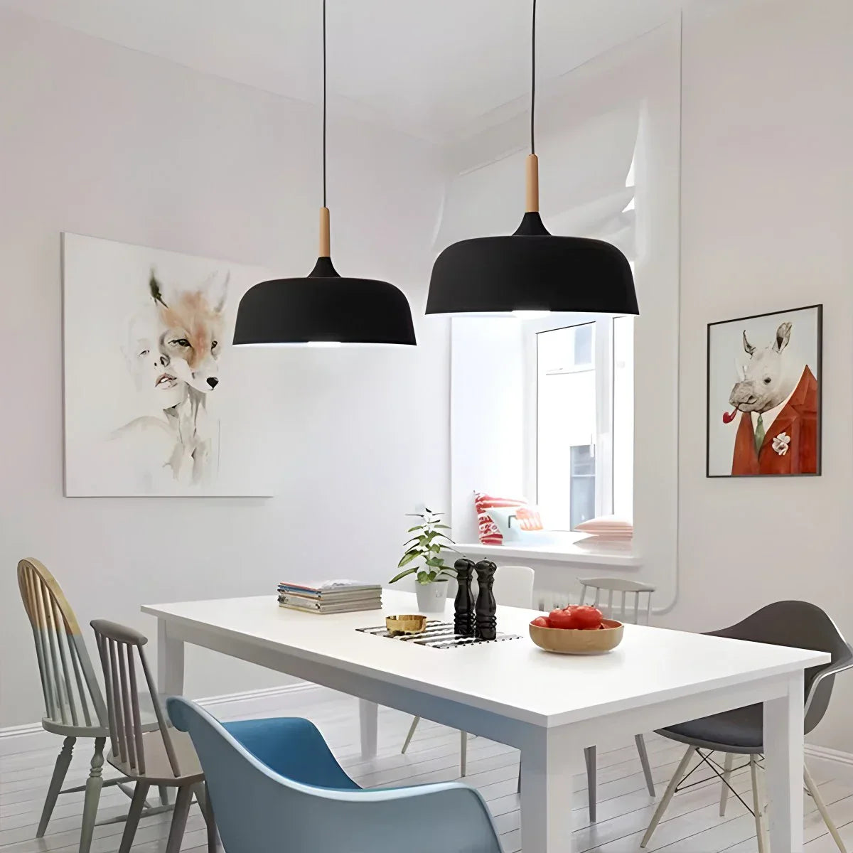 Moderne Kuppel-Makronen-Hängeleuchte für Kücheninsel - Orntli