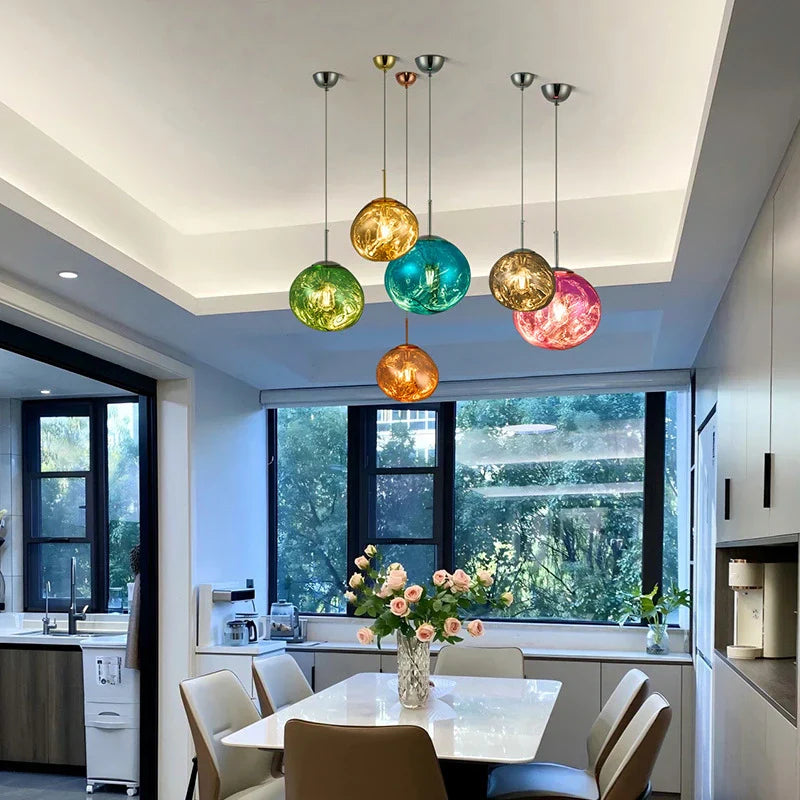 מנורת תלייה מודרנית מלבנית לחדר אוכל - Orntli