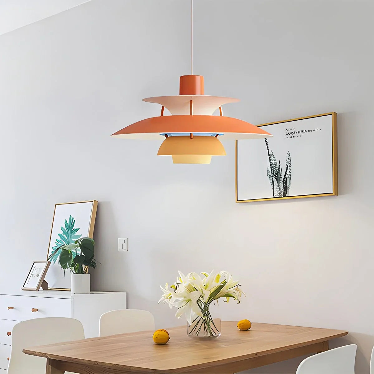 Moderne nordisk stil flerlaget hengende taklampe - Orntli