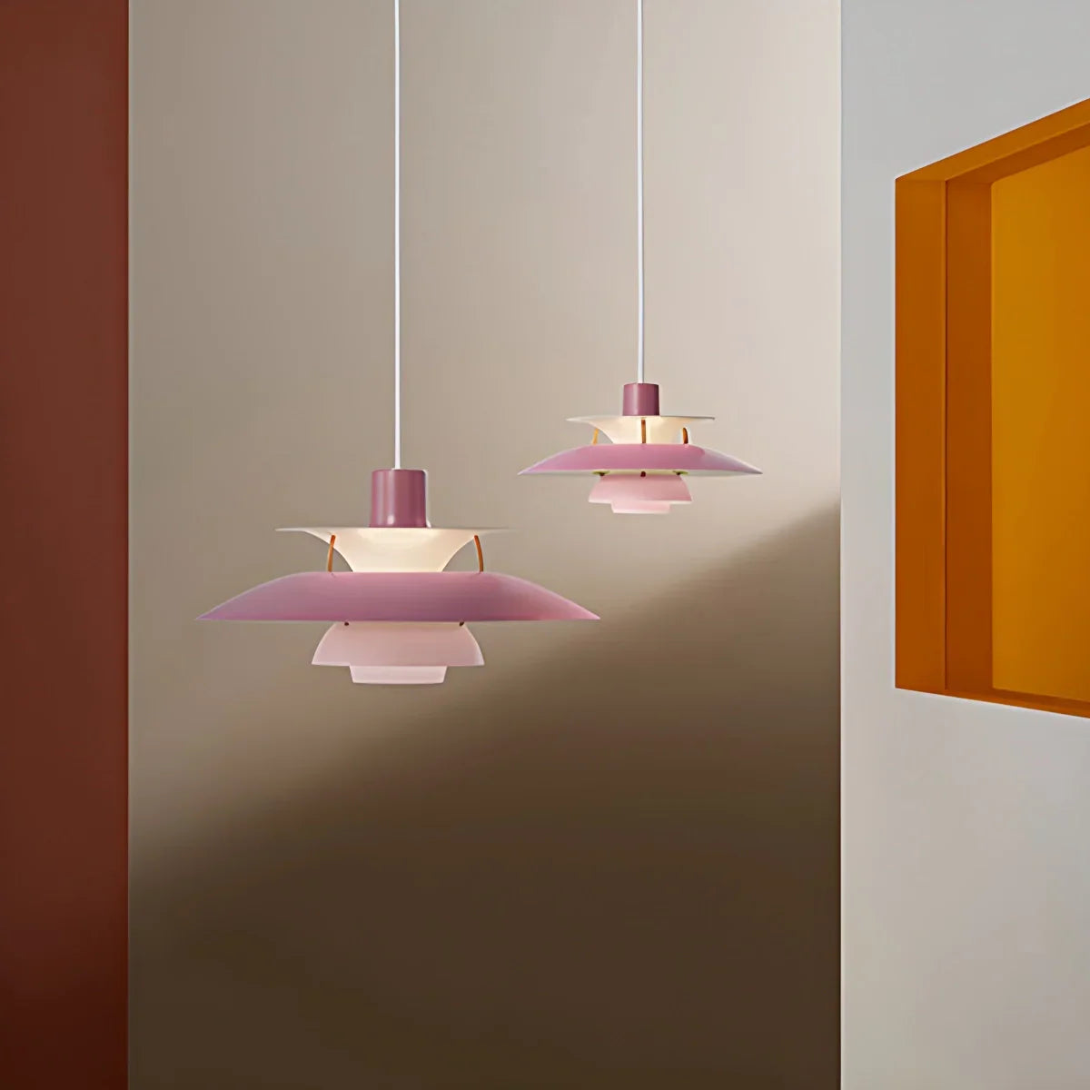 Moderne nordisk stil flerlaget hengende taklampe - Orntli