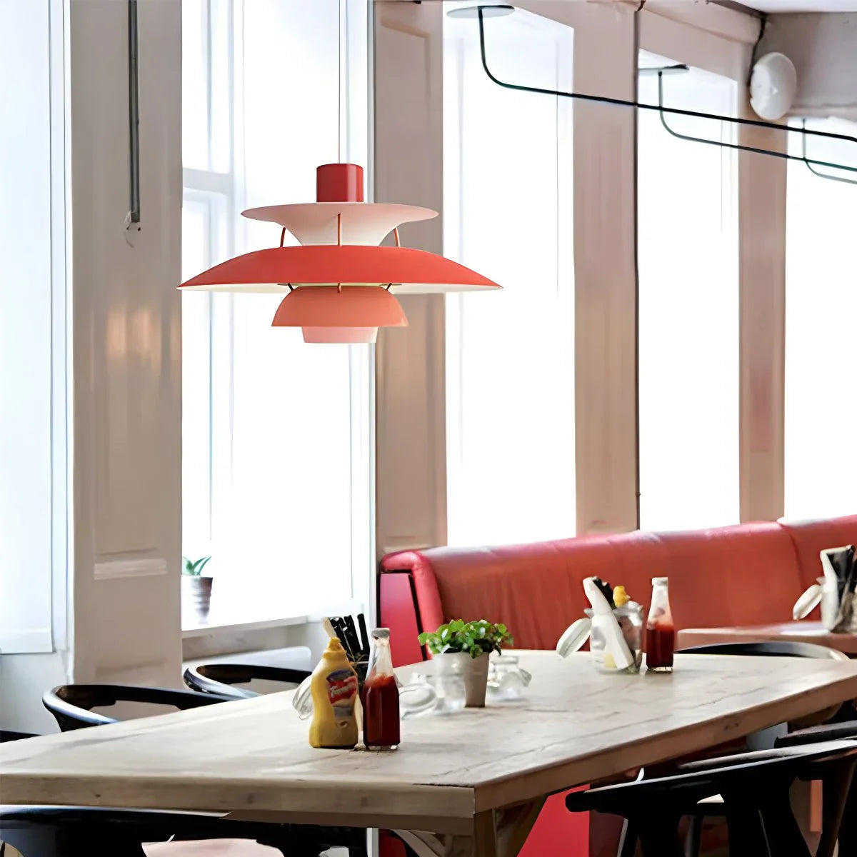 Moderne nordisk stil flerlaget hengende taklampe - Orntli