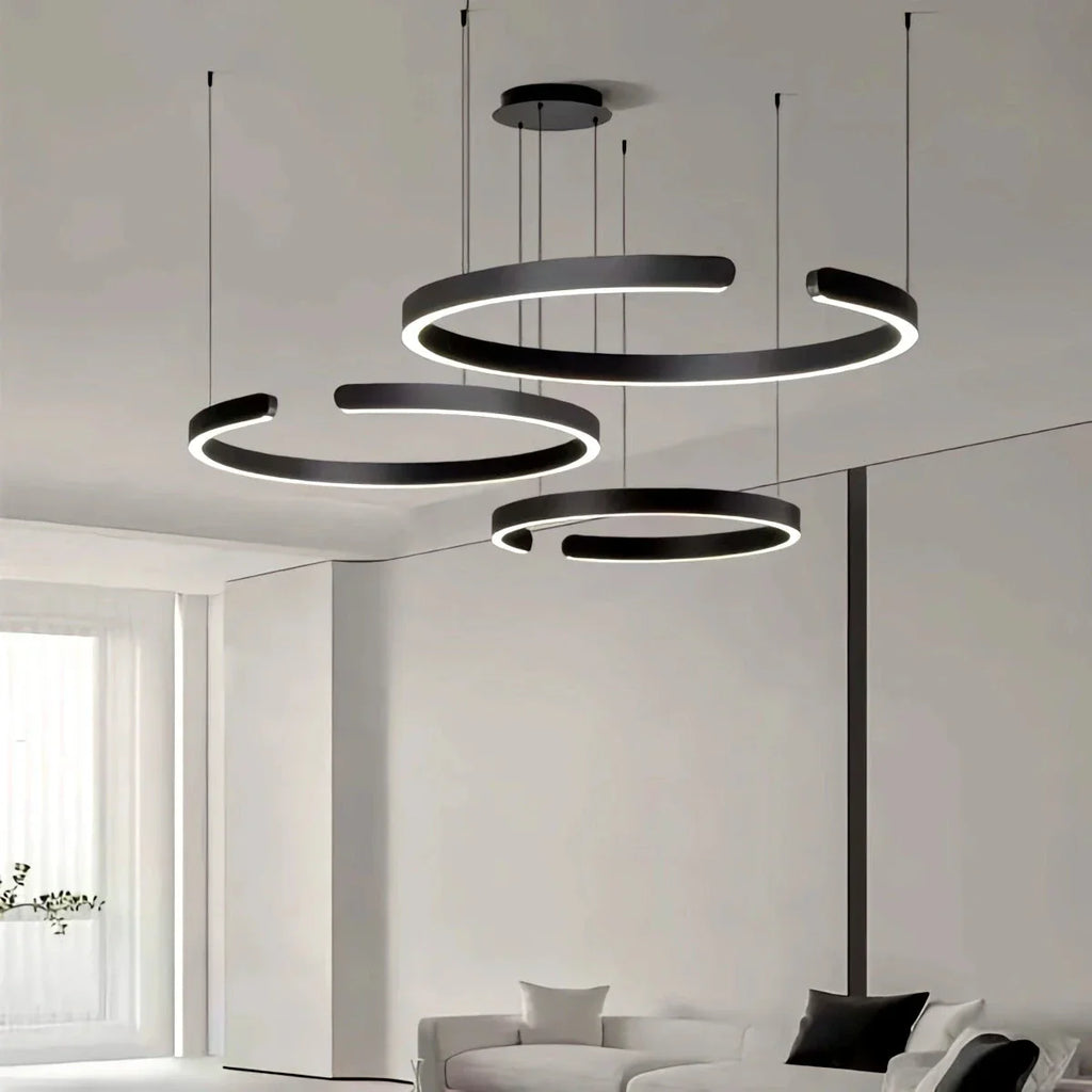 Moderner LED-Ring-Kronleuchter für Wohnzimmer - Orntli