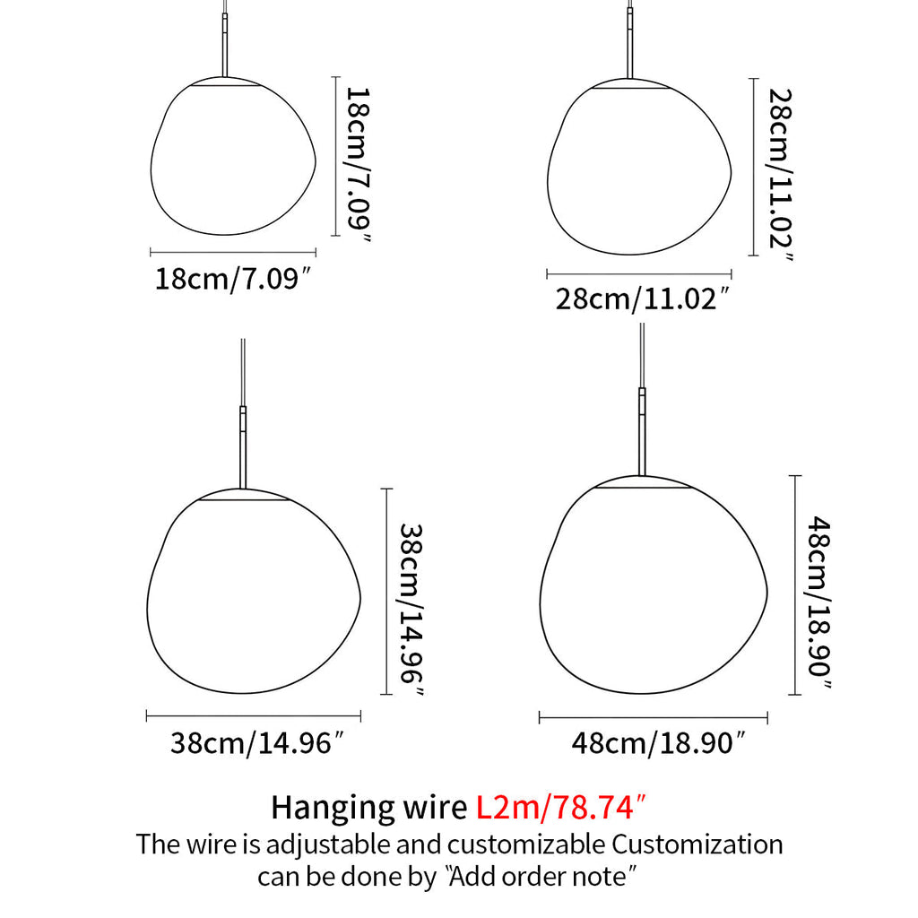 מנורת תלייה מודרנית מלבנית לחדר אוכל - Orntli