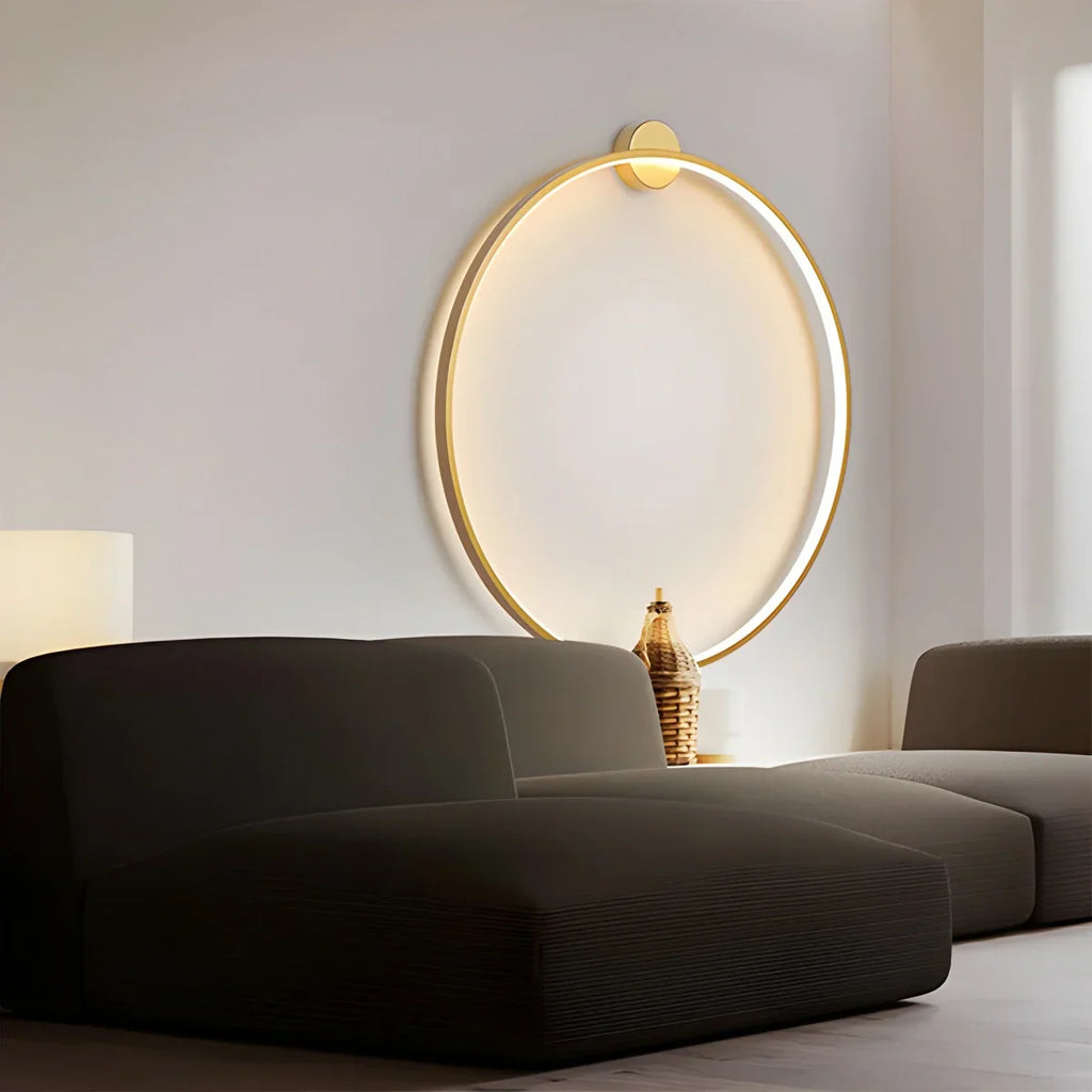 Round Ring LED Wall Lamp for Living Room - Orntli