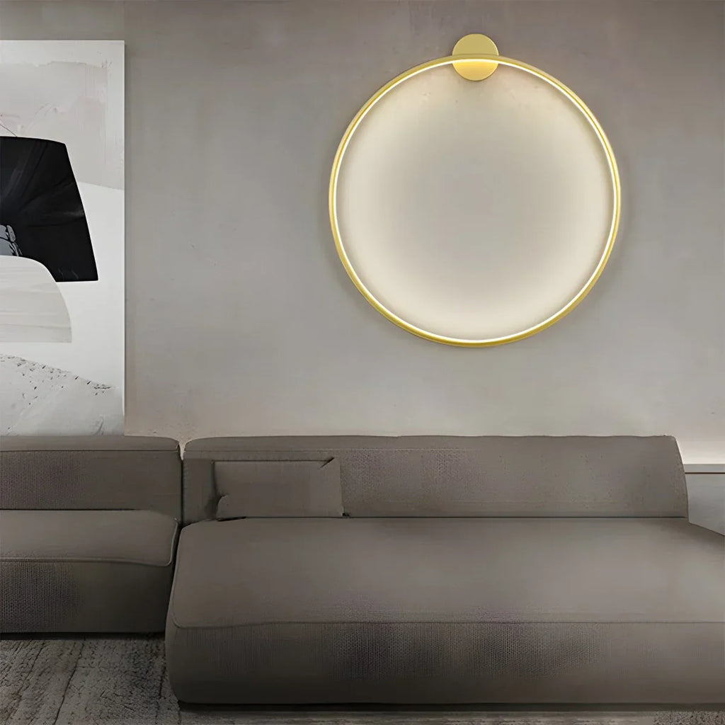 Round Ring LED Wall Lamp for Living Room - Orntli
