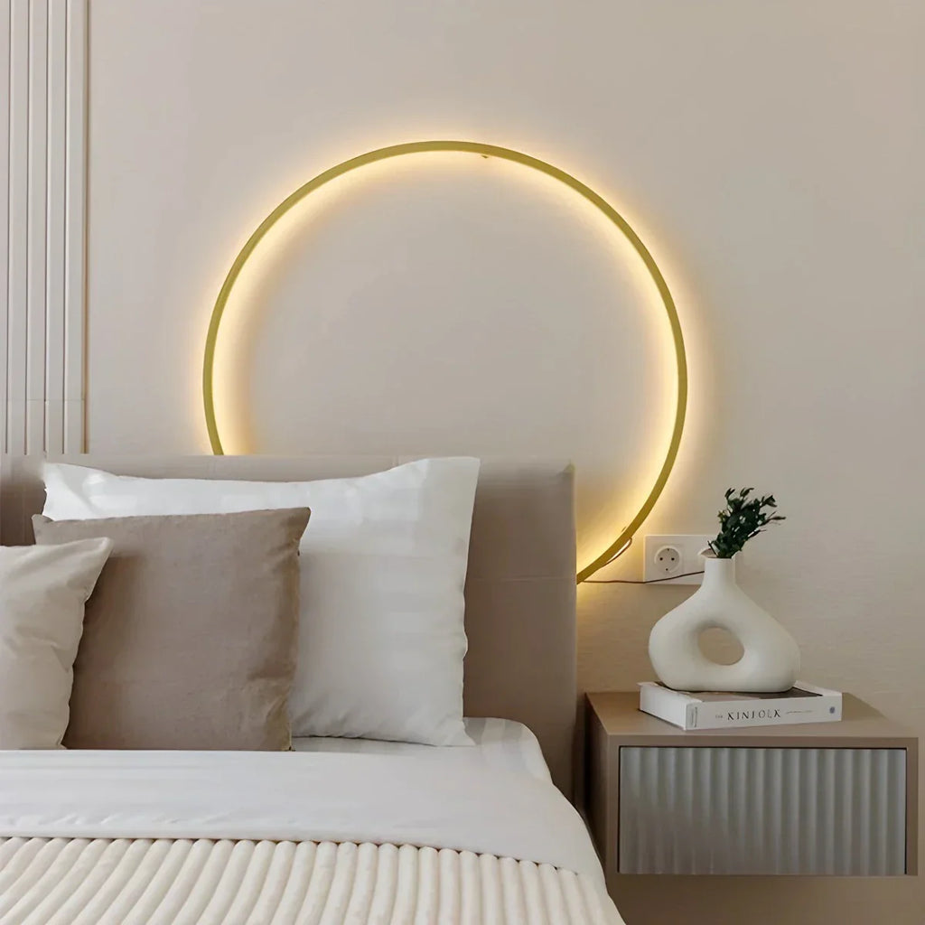 Round Ring LED Wall Lamp for Living Room - Orntli