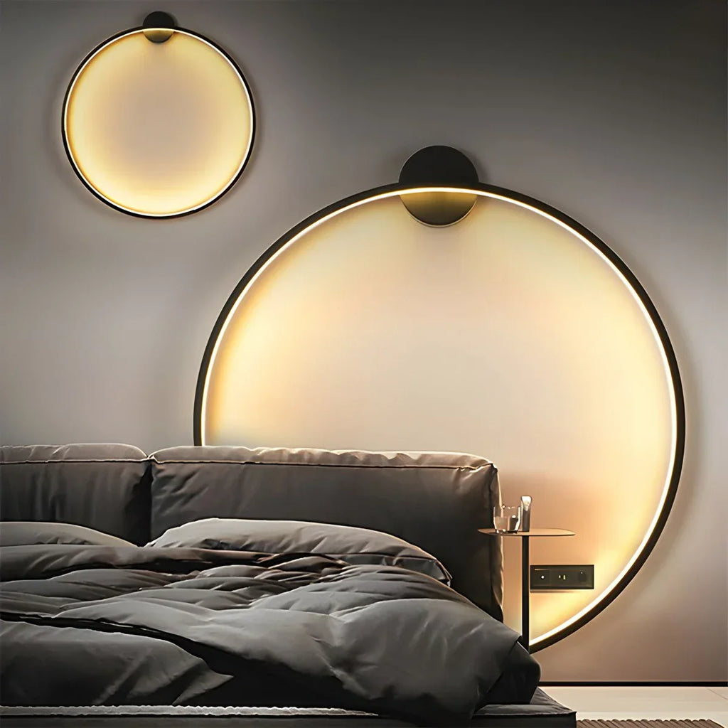Round Ring LED Wall Lamp for Living Room - Orntli